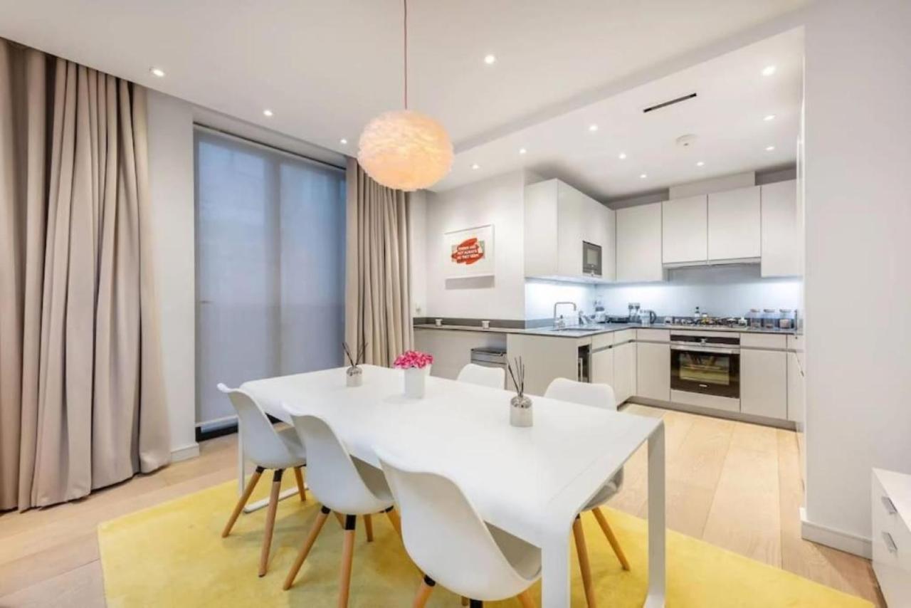 Posh 3 Bedroom Flat With Terrace And Indoor Fireplace In Mayfair, Near Hyde Park Лондон Экстерьер фото
