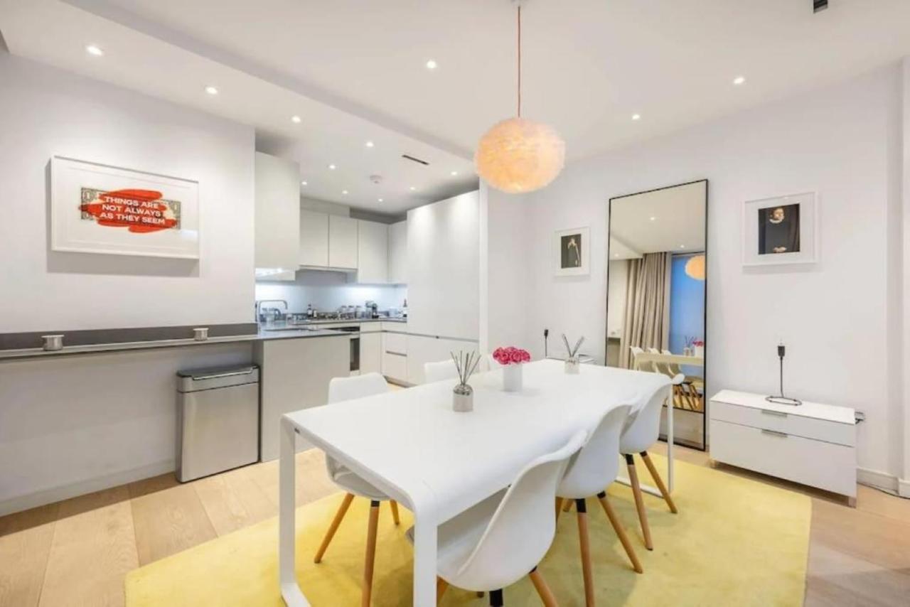 Posh 3 Bedroom Flat With Terrace And Indoor Fireplace In Mayfair, Near Hyde Park Лондон Экстерьер фото